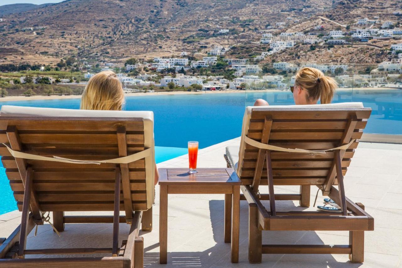 Seabreeze Hotel Ios Bagian luar foto